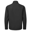 Black - Back - Premier Mens Recycled Wind Resistant Soft Shell Jacket