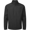 Black - Front - Premier Mens Recycled Wind Resistant Soft Shell Jacket