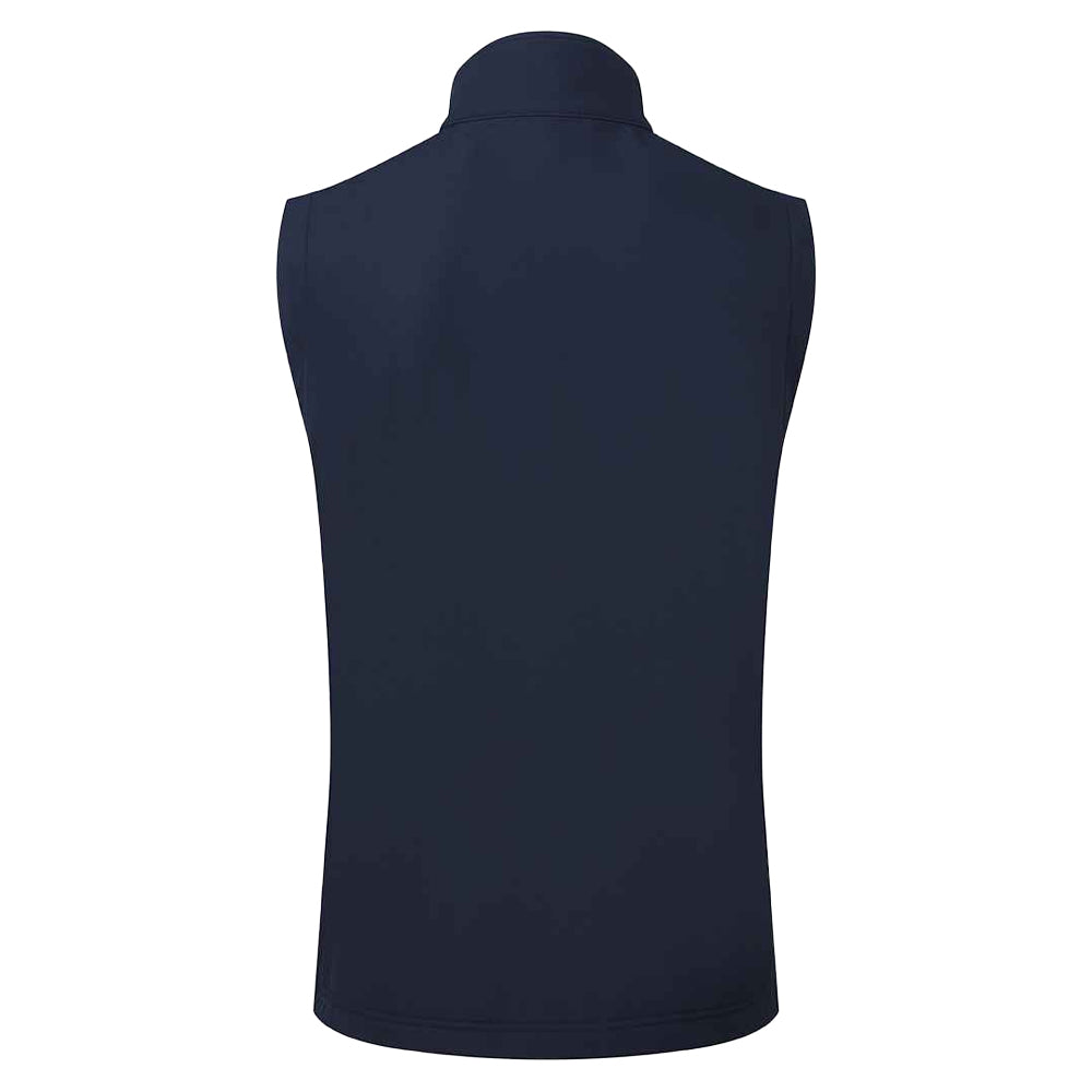 Navy - Back - Premier Mens Wind Resistant Gilet