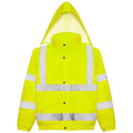 Yellow - Front - PRO RTX Mens High-Vis Bomber Jacket