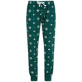 Bottle Green-White - Front - SF Minni Childrens-Kids Lounge Pants