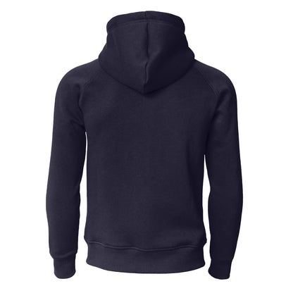 New French Navy - Back - Awdis Womens-Ladies College Zoodie Hoodie
