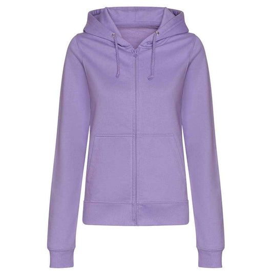 Digital Lavender - Front - Awdis Womens-Ladies College Zoodie Hoodie