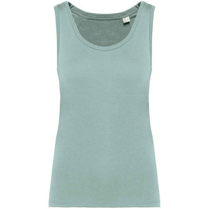 Jade Green - Front - Native Spirit Womens-Ladies Tank Top