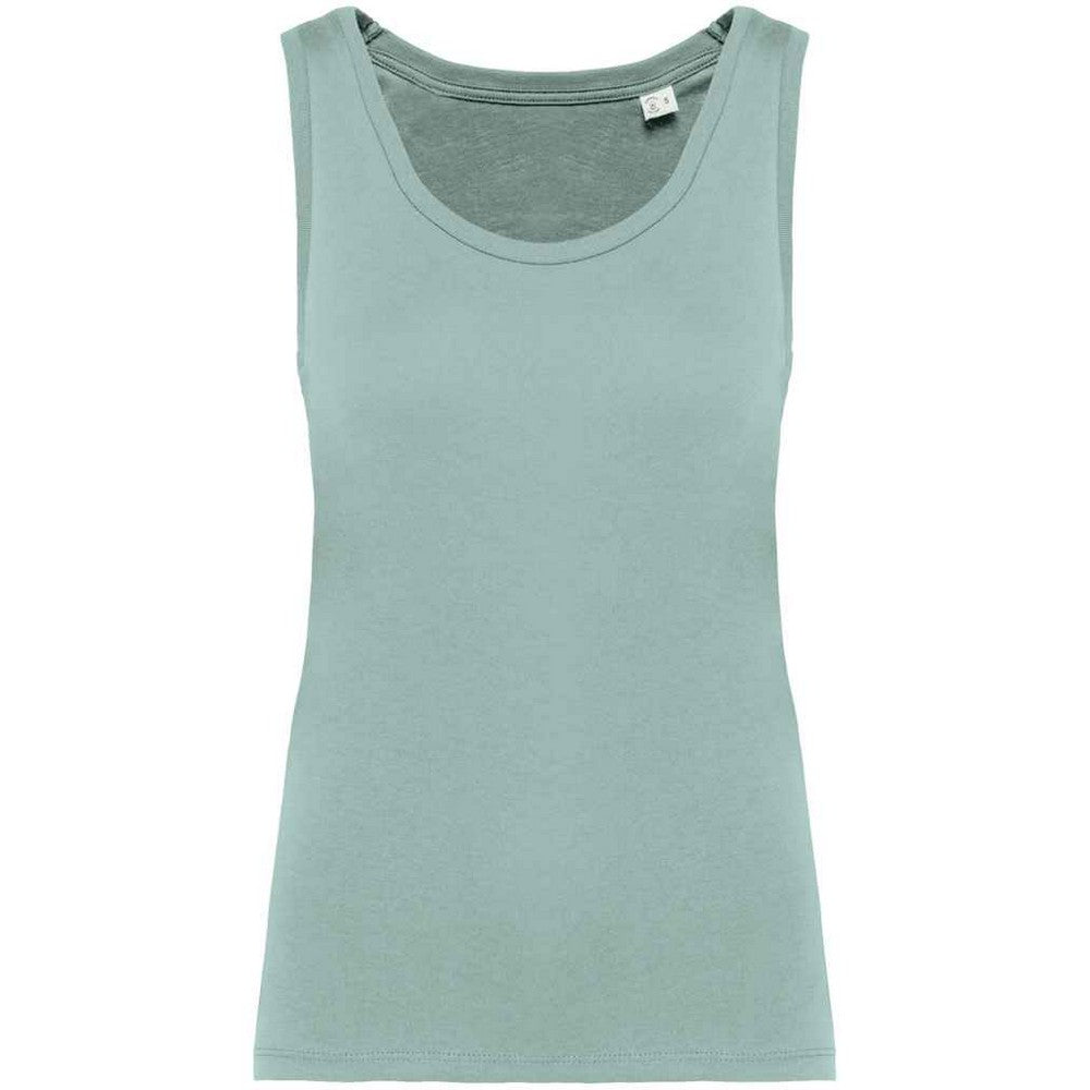 Jade Green - Front - Native Spirit Womens-Ladies Tank Top
