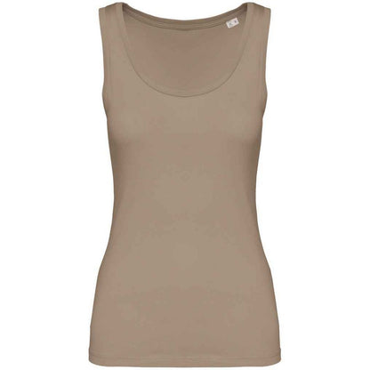 Wet Sand - Front - Native Spirit Womens-Ladies Tank Top