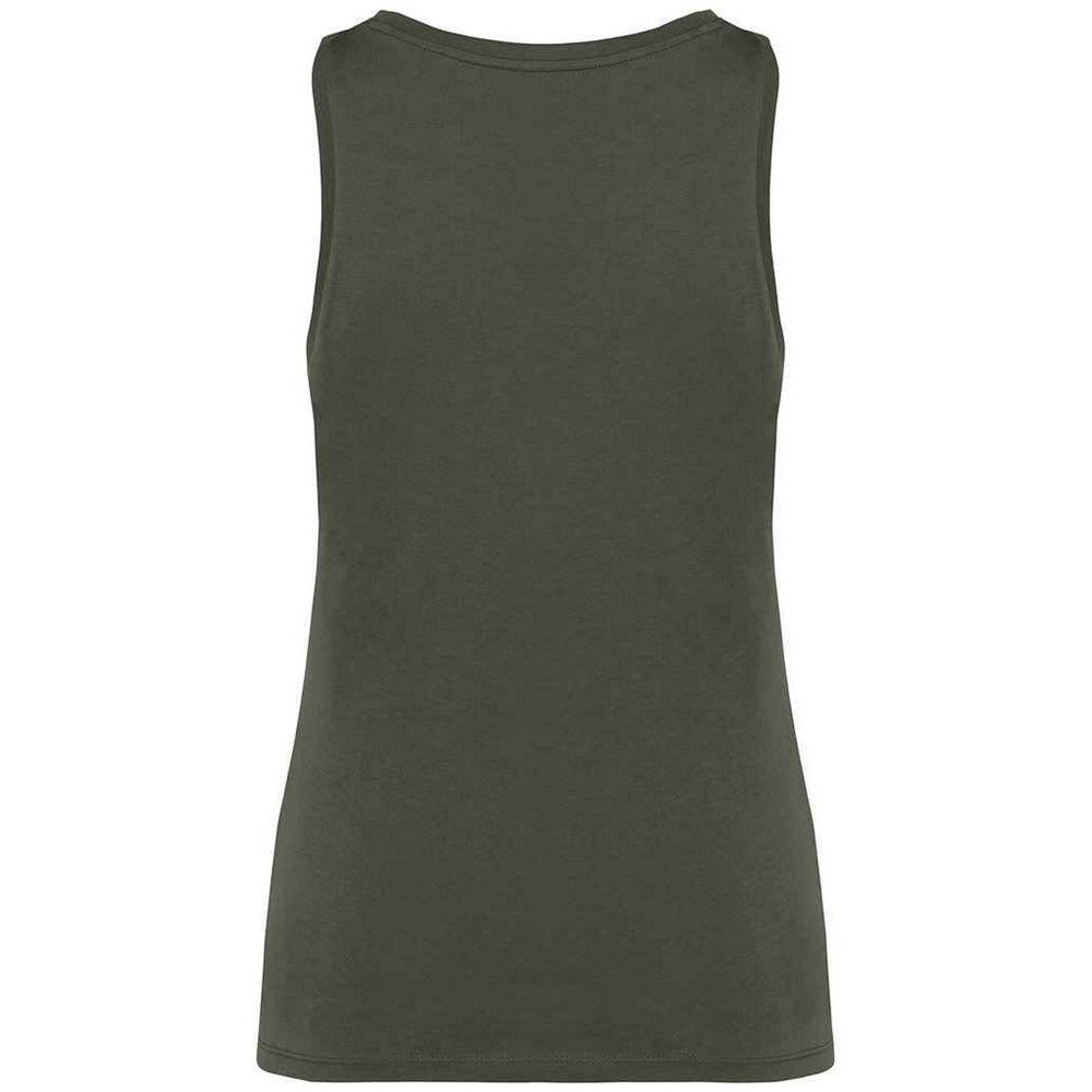 Organic Khaki - Back - Native Spirit Womens-Ladies Tank Top