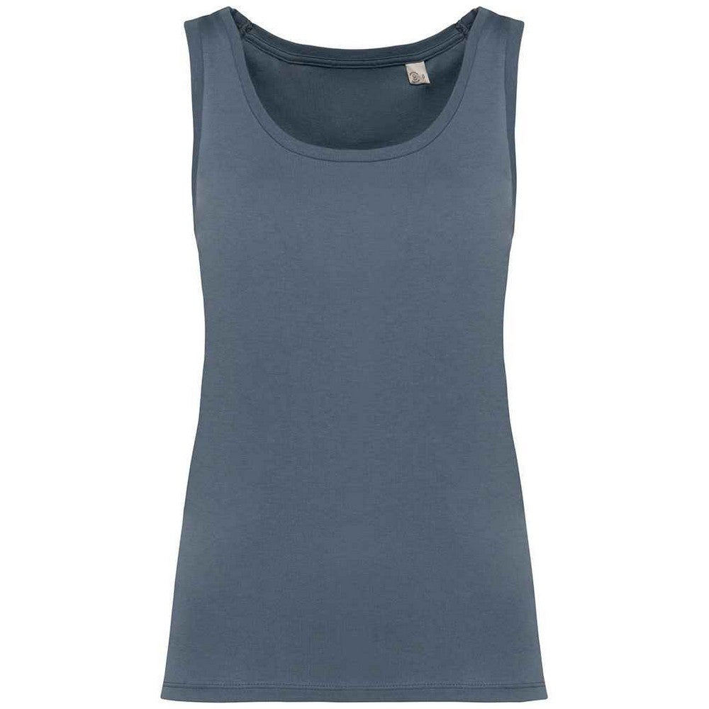 Mineral Grey - Front - Native Spirit Womens-Ladies Tank Top