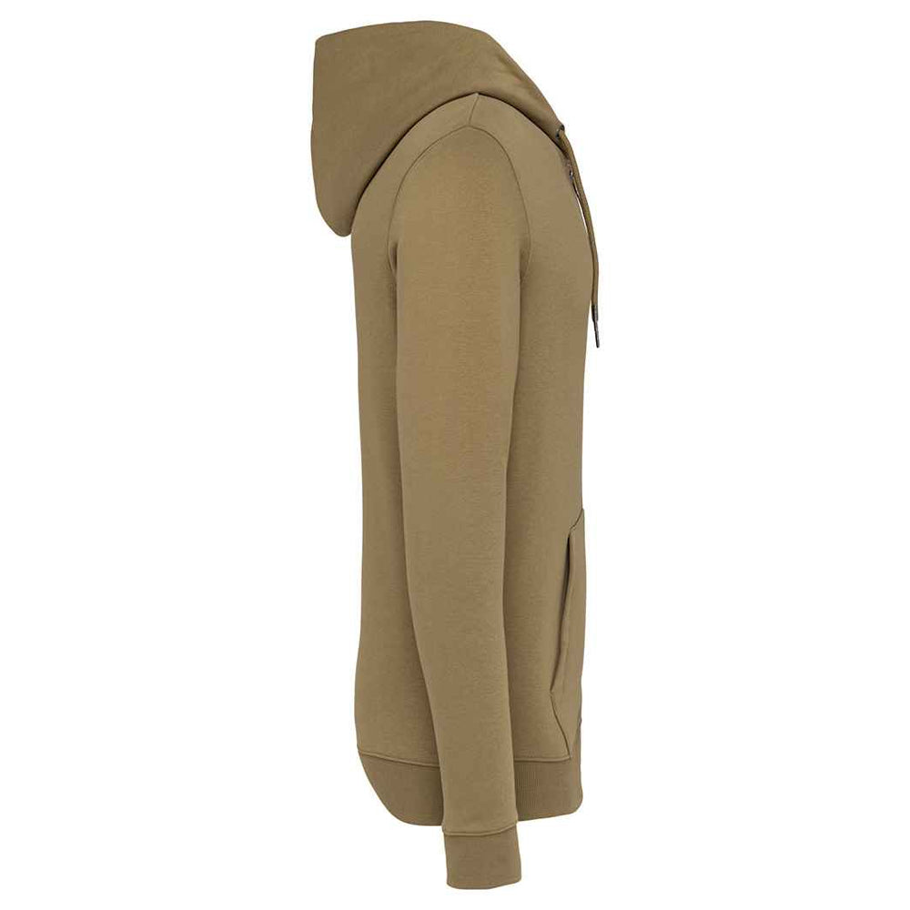 Light Olive-Green - Side - Native Spirit Unisex Adult Full Zip Hoodie