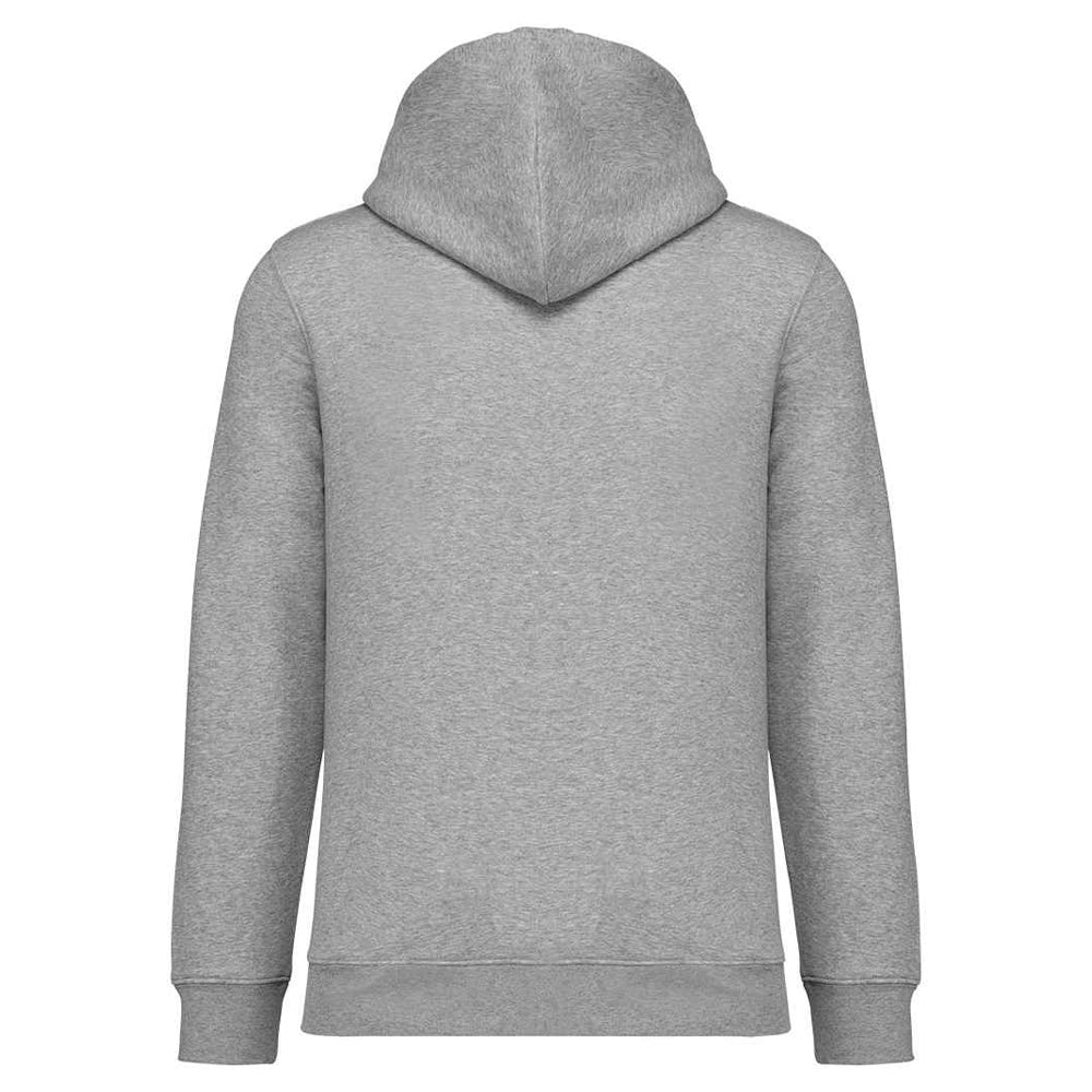 Moon Grey Heather - Back - Native Spirit Unisex Adult Full Zip Hoodie