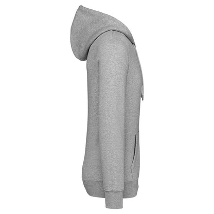 Moon Grey Heather - Side - Native Spirit Unisex Adult Full Zip Hoodie