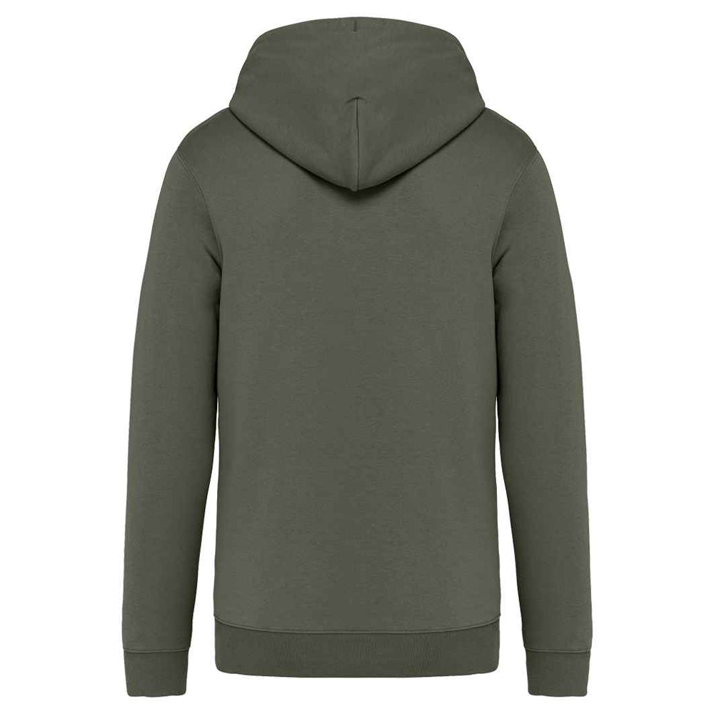Organic Khaki - Back - Native Spirit Unisex Adult Full Zip Hoodie