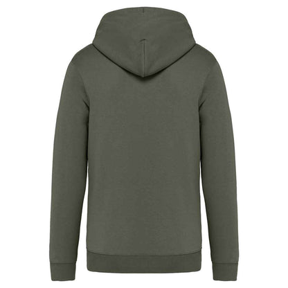 Organic Khaki - Back - Native Spirit Unisex Adult Full Zip Hoodie