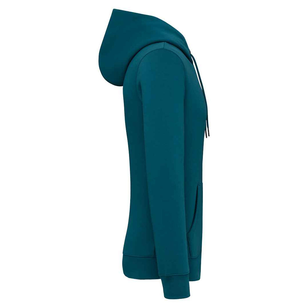 Peacock Green - Side - Native Spirit Unisex Adult Full Zip Hoodie