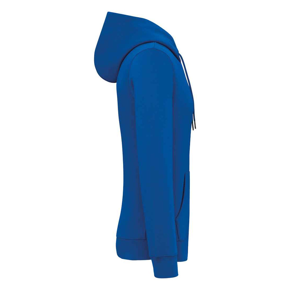 Sea Blue - Side - Native Spirit Unisex Adult Full Zip Hoodie