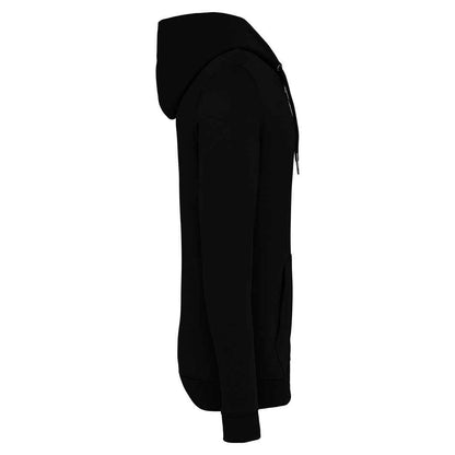 Black - Side - Native Spirit Unisex Adult Full Zip Hoodie