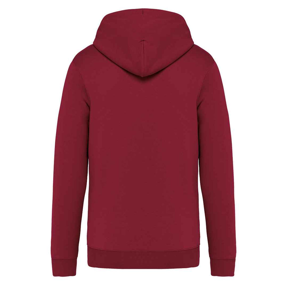 Hibiscus Red - Back - Native Spirit Unisex Adult Full Zip Hoodie