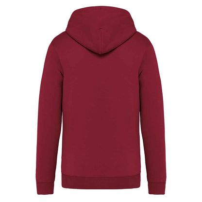 Hibiscus Red - Back - Native Spirit Unisex Adult Full Zip Hoodie