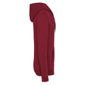 Hibiscus Red - Side - Native Spirit Unisex Adult Full Zip Hoodie