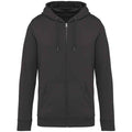 Black - Front - Native Spirit Unisex Adult Full Zip Hoodie