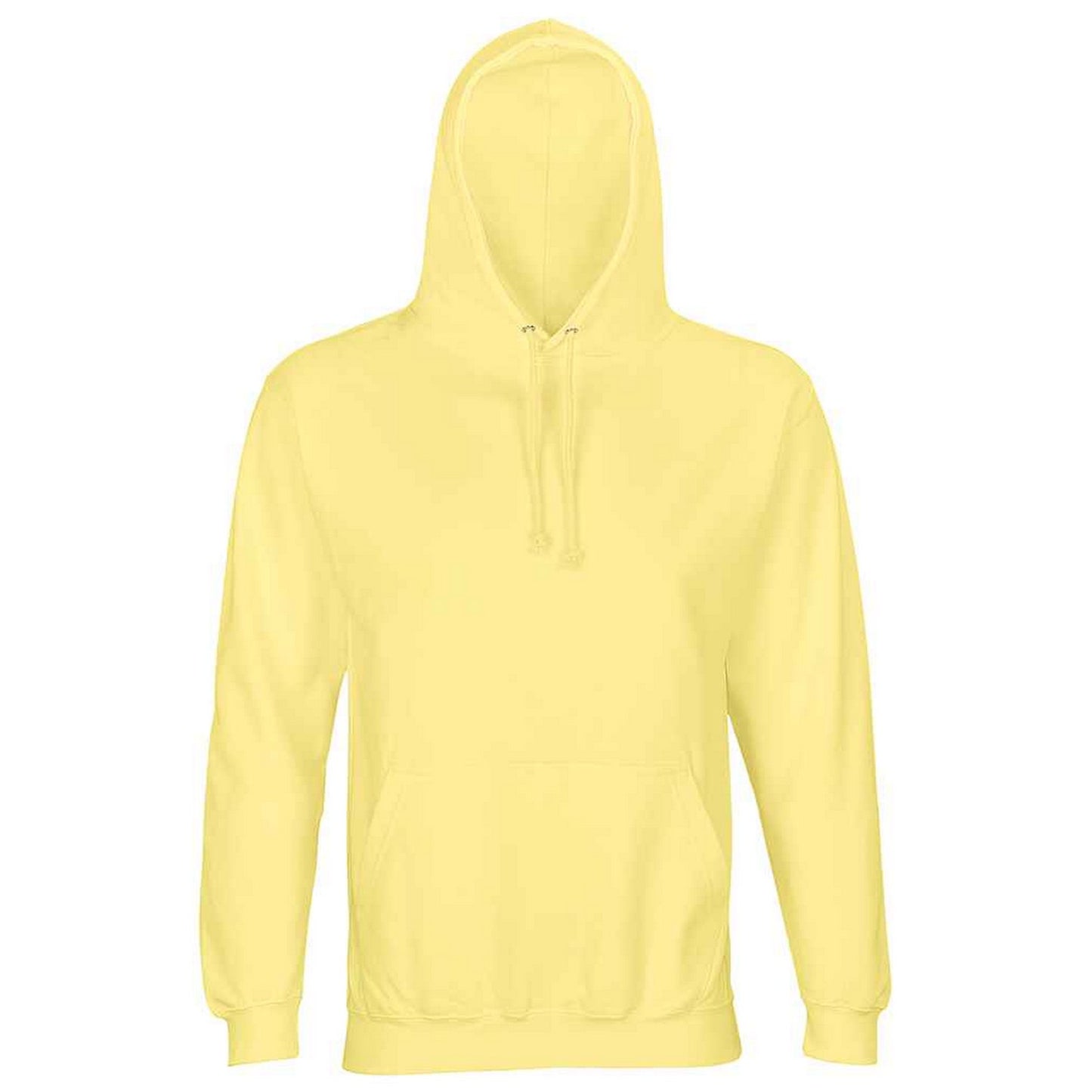 Light Yellow - Front - SOLS Unisex Adult Condor Hoodie