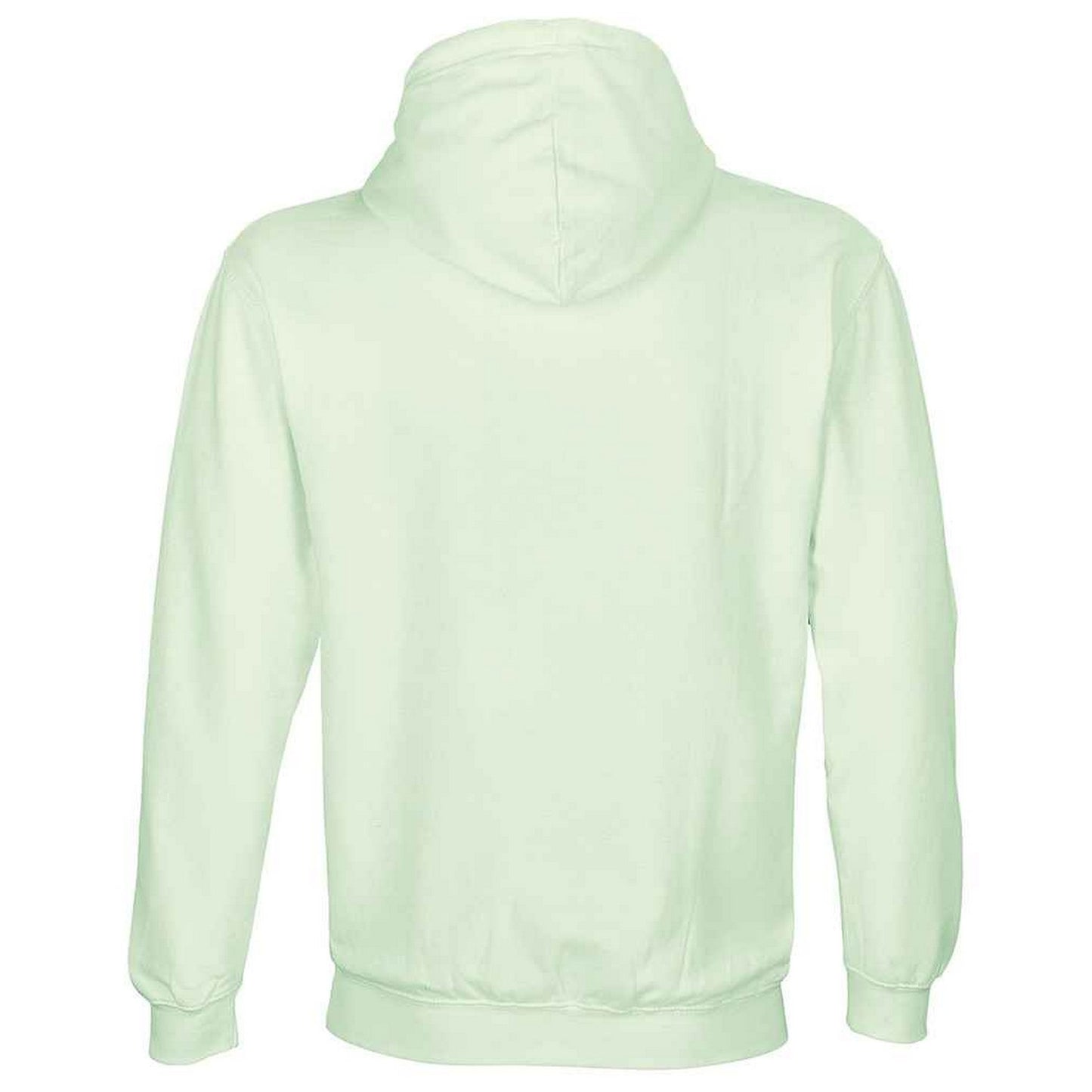 Creamy Green - Back - SOLS Unisex Adult Condor Hoodie