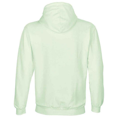 Creamy Green - Back - SOLS Unisex Adult Condor Hoodie