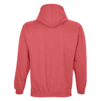 Folk Pink - Back - SOLS Unisex Adult Condor Hoodie