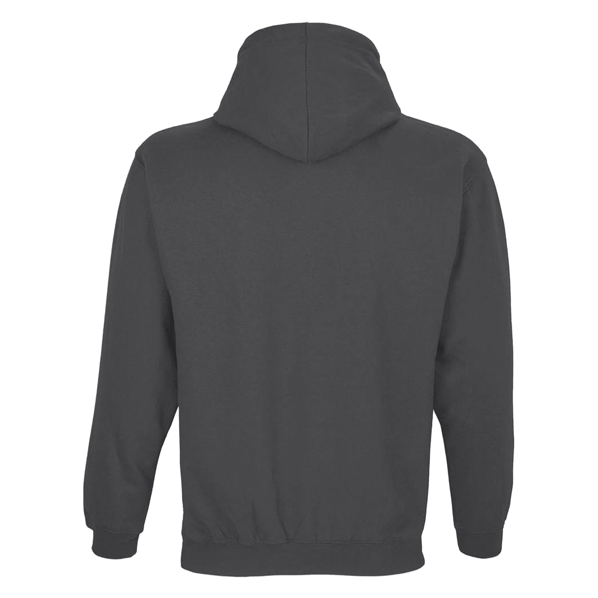 Mouse Grey - Back - SOLS Unisex Adult Condor Hoodie