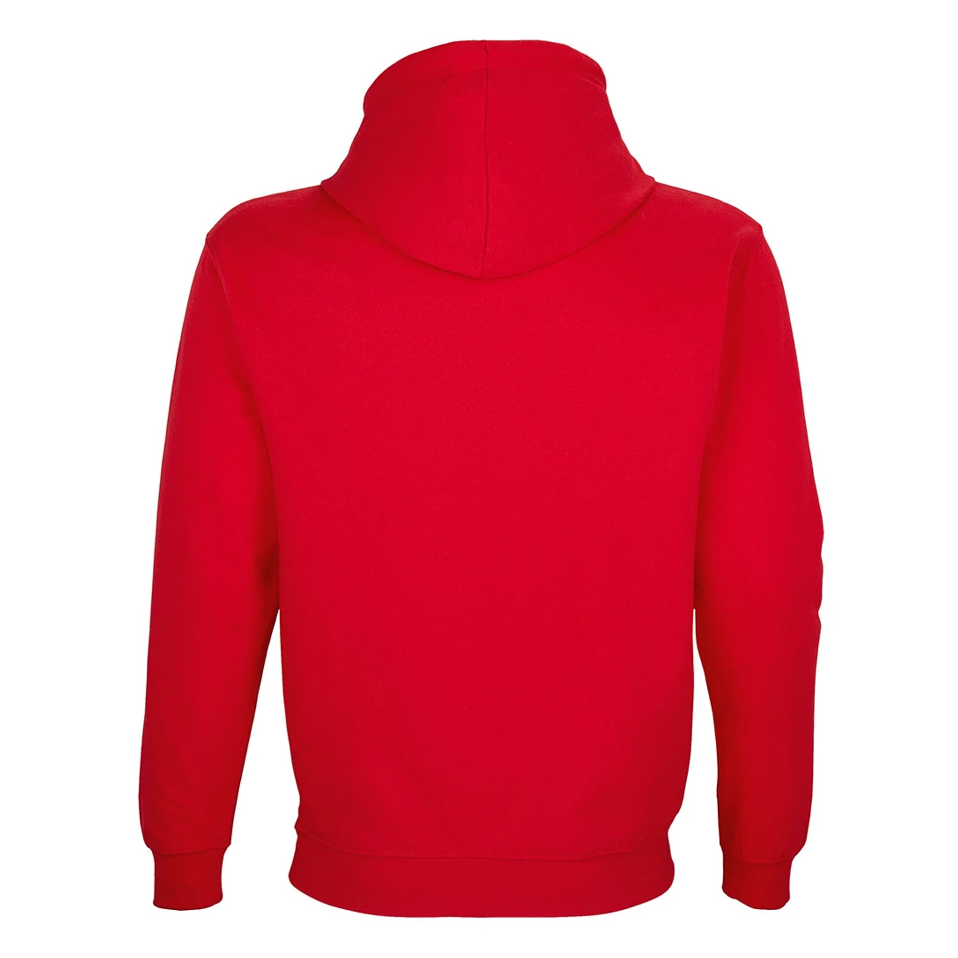 Bright Red - Back - SOLS Unisex Adult Condor Hoodie