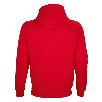 Bright Red - Back - SOLS Unisex Adult Condor Hoodie