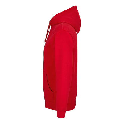 Bright Red - Side - SOLS Unisex Adult Condor Hoodie