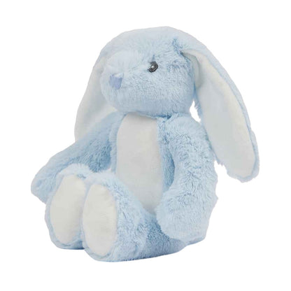 Blue - Side - Mumbles Bunny Plush Toy