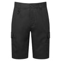 Black - Front - Premier Mens Cargo Shorts