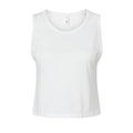 White - Front - Next Level Apparel Womens-Ladies Cropped Tank Top