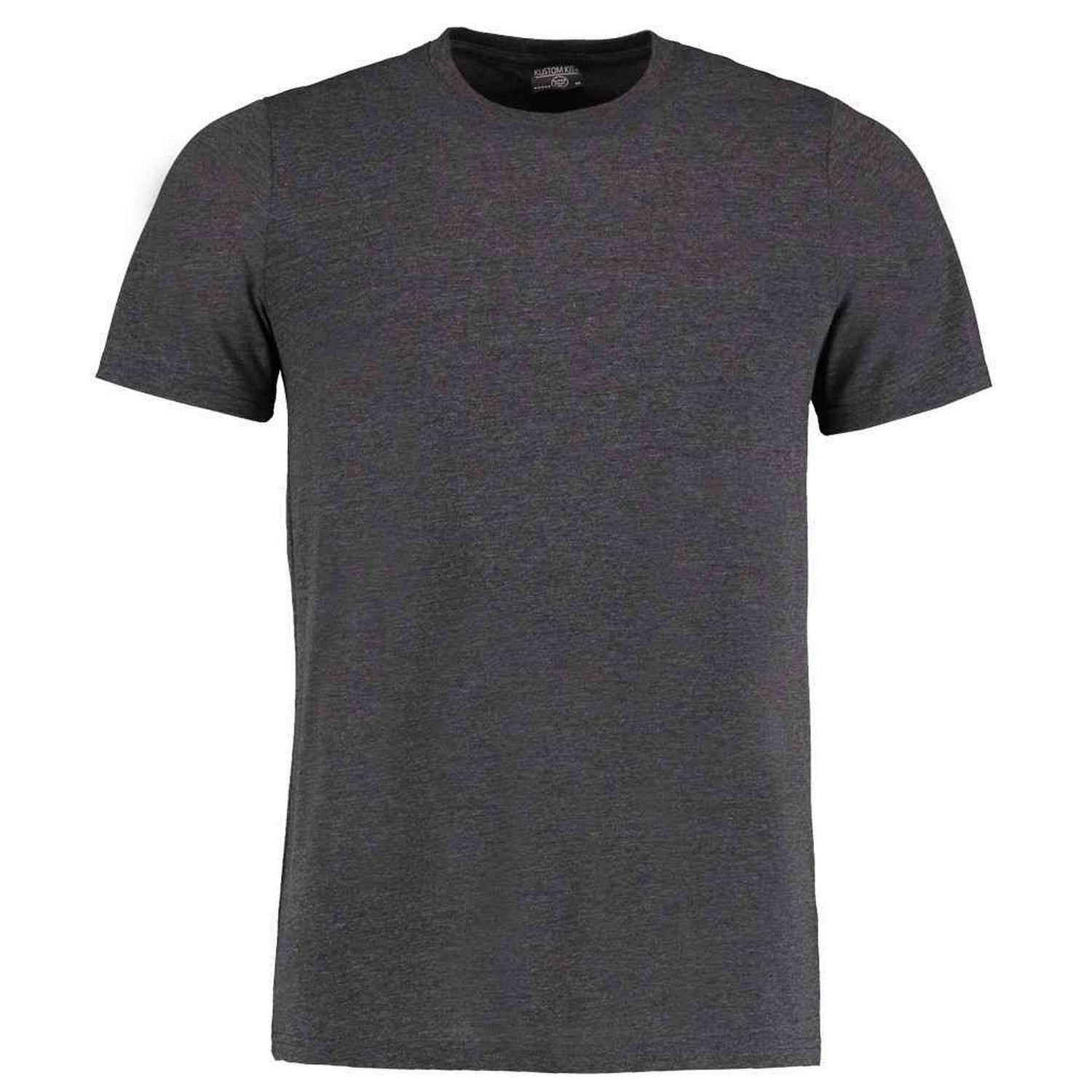 Dark Grey Marl - Back - Kustom Kit Mens Superwash 60°C T-Shirt