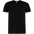 Black Melange - Front - Kustom Kit Mens Superwash 60°C T-Shirt