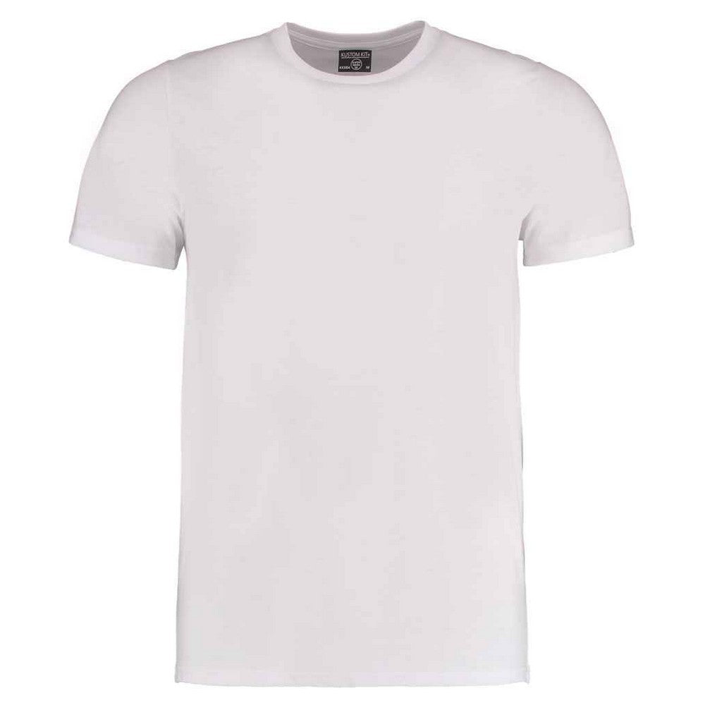 White - Front - Kustom Kit Mens Superwash 60°C T-Shirt