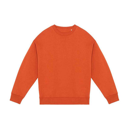 Burnt Brick - Front - Native Spirit Womens-Ladies Oversized Sweatshirt