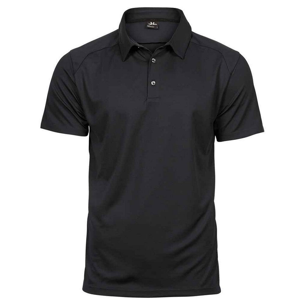 Dark Grey - Front - Tee Jays Mens Luxury Sport Polo Shirt