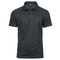 Black - Front - Tee Jays Mens Luxury Sport Polo Shirt