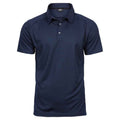 Navy - Front - Tee Jays Mens Luxury Sport Polo Shirt