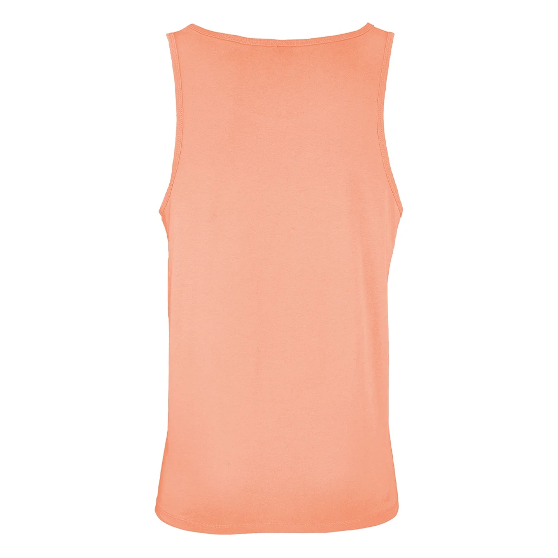 Peach - Back - SOLS Unisex Adult Crusader Organic Cotton Tank Top