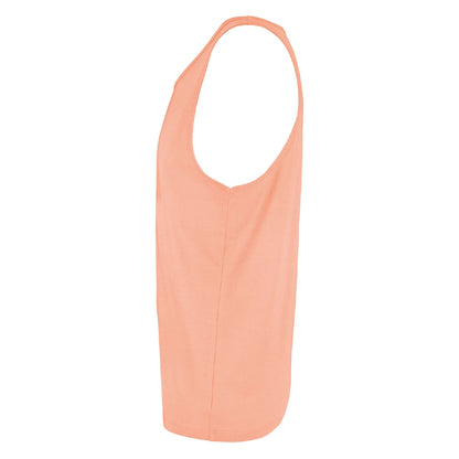 Peach - Side - SOLS Unisex Adult Crusader Organic Cotton Tank Top