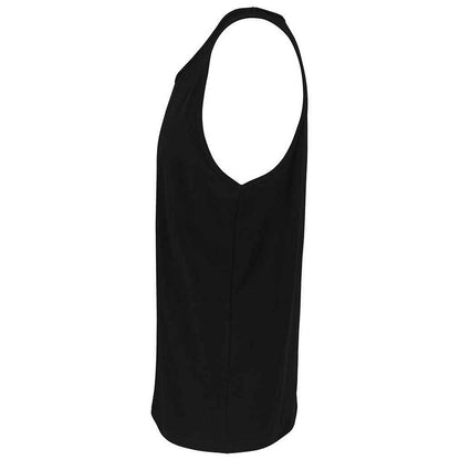 Deep Black - Back - SOLS Unisex Adult Crusader Organic Cotton Tank Top