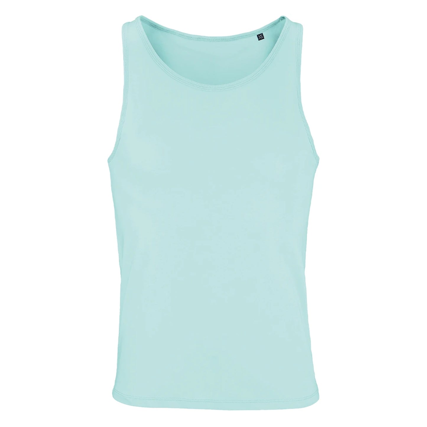 Arctic Blue - Front - SOLS Unisex Adult Crusader Organic Cotton Tank Top