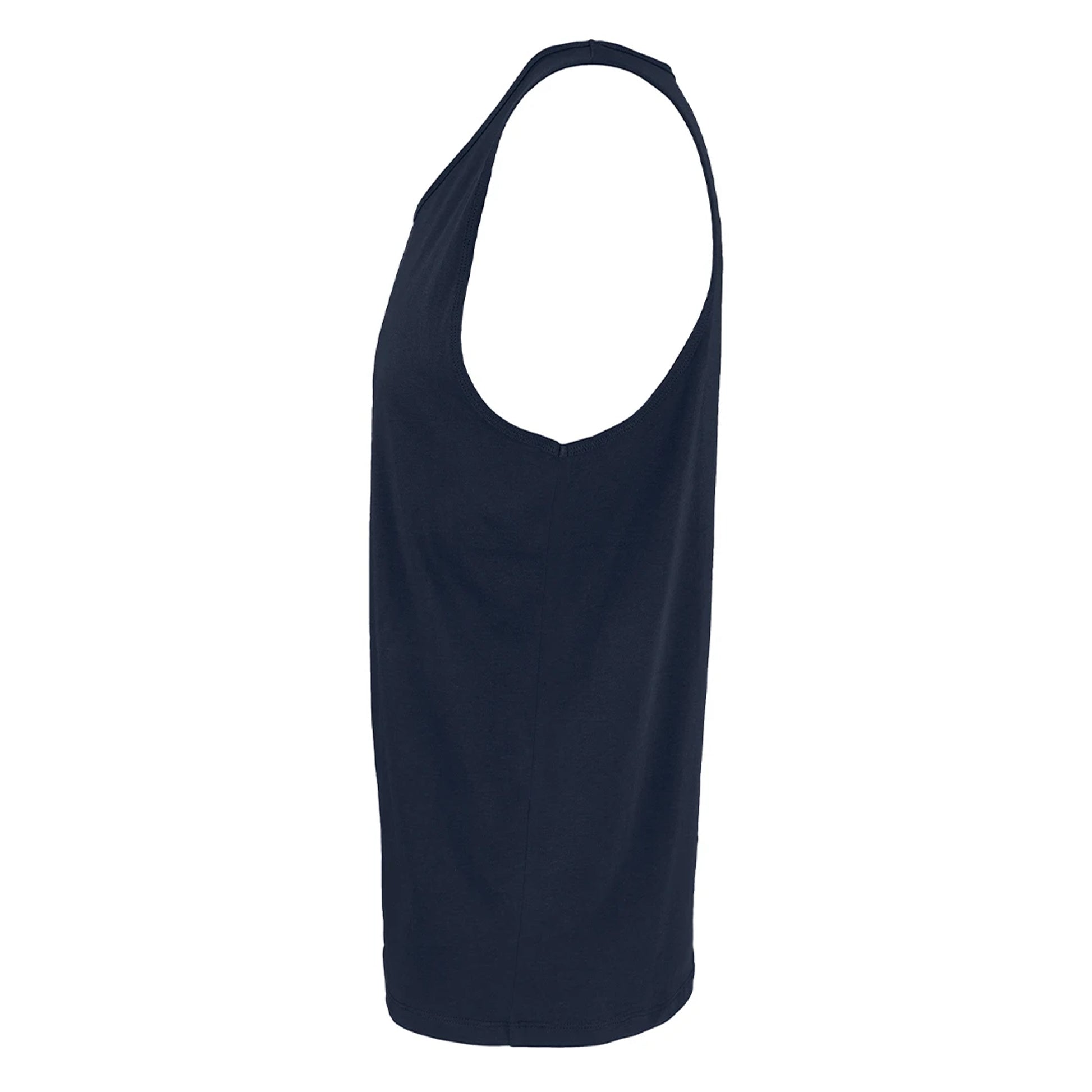French Navy - Side - SOLS Unisex Adult Crusader Organic Cotton Tank Top