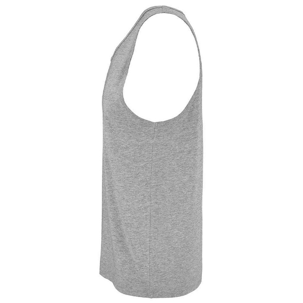 Grey Marl - Back - SOLS Unisex Adult Crusader Marl Tank Top