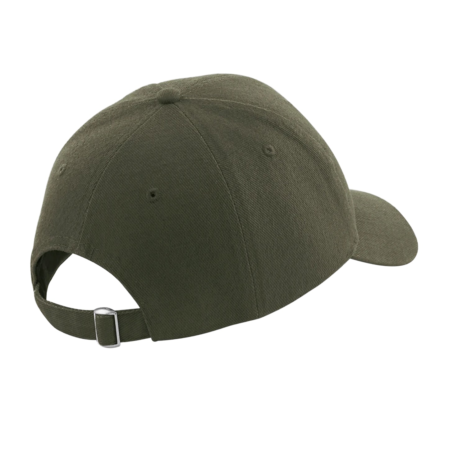 Olive Green - Back - Beechfield Pro-Style Brushed Cotton Heavy Cap