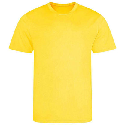 Sun Yellow - Front - AWDis Cool Mens T-Shirt